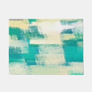 Felpudo Pintura abstracta   Colores dinámicos