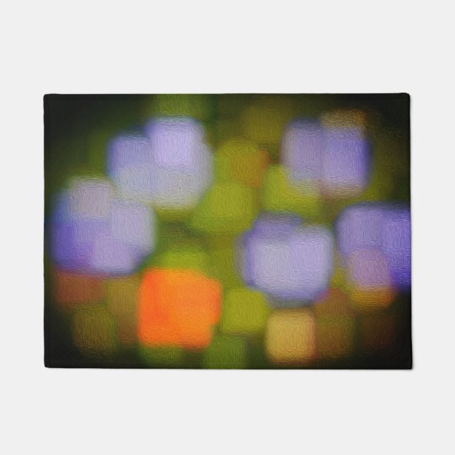Felpudo Pintura abstracta multicolor (Anverso)