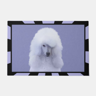 Felpudo Pintura blanca estándar de cangrejo - Arte origin