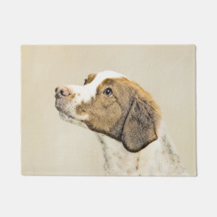 Felpudo Pintura británica - Arte de perro original muy bo