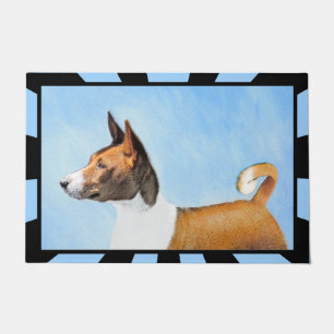 Felpudo Pintura de Basenji - Arte original muy bonito