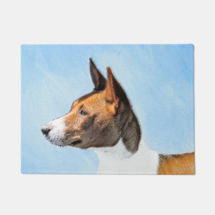 Felpudo Pintura de Basenji - Arte original muy bonito