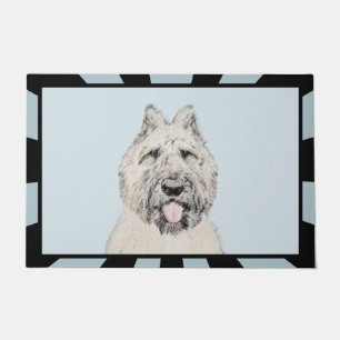Felpudo Pintura de Bouvier des Flandres - Arte original de