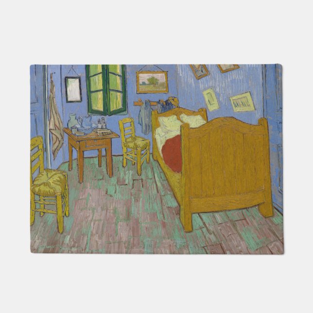 Felpudo Pintura de dormitorio Vincent Van Gogh (Anverso)