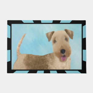 Felpudo Pintura de Lakeland Terrier - Arte de Perro Origin