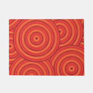 Felpudo Pintura de línea aborigen