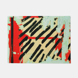 Felpudo Pintura de papel pintado desgastado única y genial
