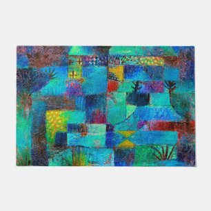 Felpudo Pintura de Paul Klee, Jardín en terraza, Doormat