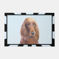 Pintura de Setter Irlandés - Arte de Perro Origina