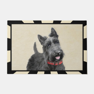 Felpudo Pintura de Terrier del escocés - arte original