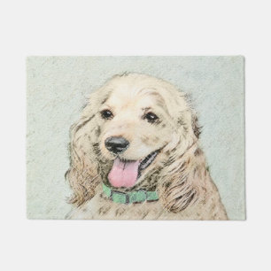 Felpudo Pintura de tipo buffet Cocker Spaniel - Arte origi
