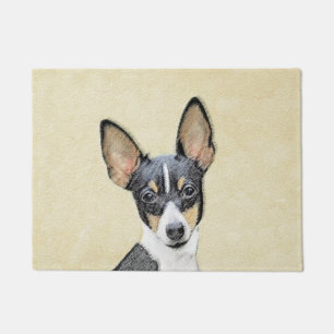 Felpudo Pintura de Toy Fox Terrier - Arte de Perro Origina
