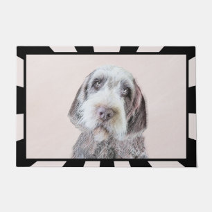 Felpudo Pintura el señalar Griffon Wirehaired - arte del
