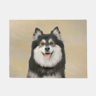 Felpudo Pintura finlandesa de Lapphund - Arte de Perro ori