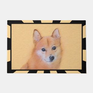 Felpudo Pintura finlandesa de Spitz - Arte de perro origin