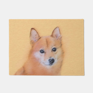 Felpudo Pintura finlandesa de Spitz - Arte de perro origin