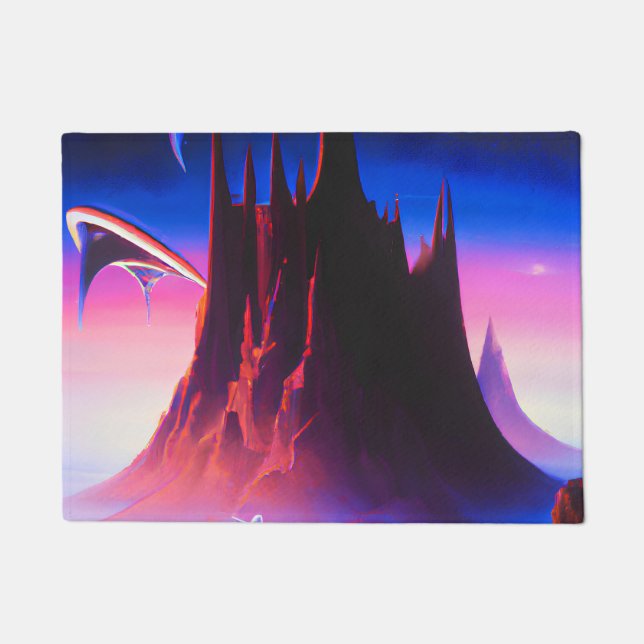 Felpudo Pintura petrolera de Dream World (Anverso)