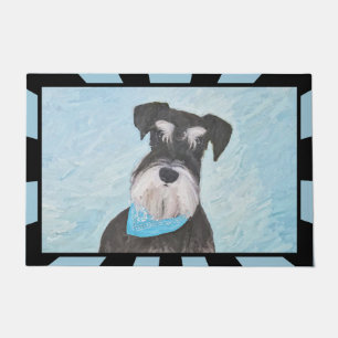 Felpudo Pintura Schnauzer (en miniatura) - Perro original