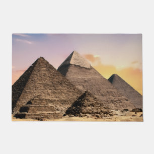 Felpudo pirámides de guiza Antiguo Egipto Paisaje desértic