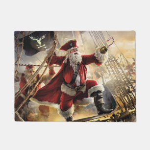 Felpudo Pirata Santa