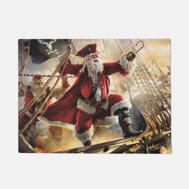 Felpudo Pirata Santa (Anverso)