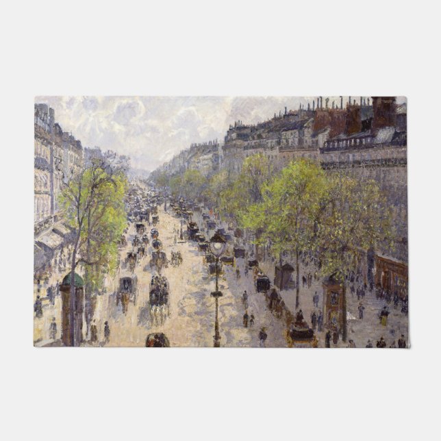 Felpudo Pissarro - Boulevard Montmartre, primavera (Anverso)