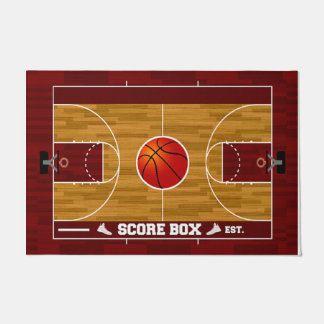 Felpudo Pista de baloncesto Rubber Doormat