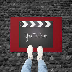 Felpudo Pizarra Clapperboard de la película
