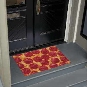 Felpudo pizza de pepperonis