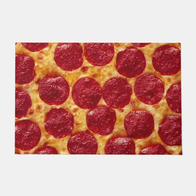 Felpudo pizza de pepperonis (Anverso)