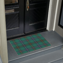 Felpudo Plaid Clan Henderson Green Check Tartan