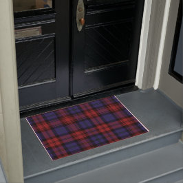 Felpudo Plaid Clan MacLachlan Red Purple Check Tartán