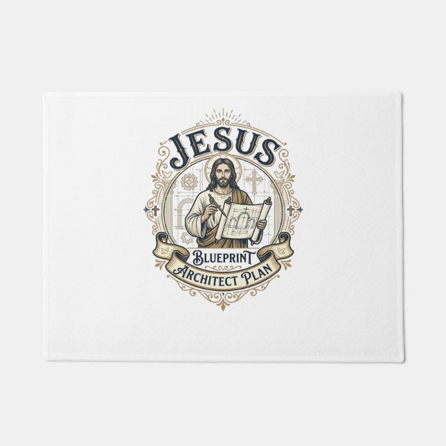 Felpudo Plan Arquitecto Jesus Blueprint Plan Arquitecto Je (Anverso)