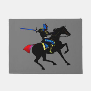 Felpudo Planificador de Impresión de Lienzo del Caballero 