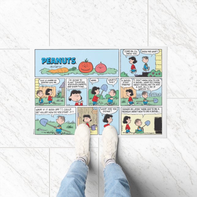 Felpudo Plantando Un Jardín Vegetal (Interior)