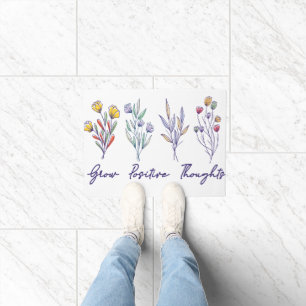 Felpudo Plantas Florales de Flor Silvestre