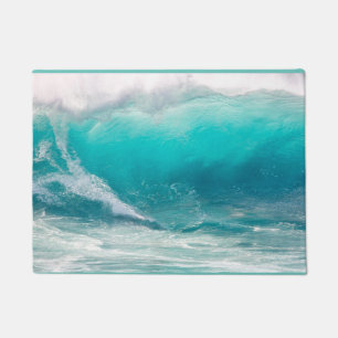 Felpudo Plantilla de Personalizar de ondas oceánicas Rug 