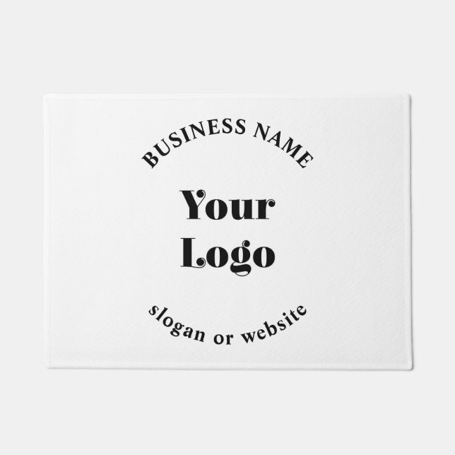 Felpudo Plantilla retro-moderna minimalista para su logoti (Anverso)