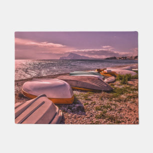 Felpudo Playa abandonada de los barcos de Rowing el