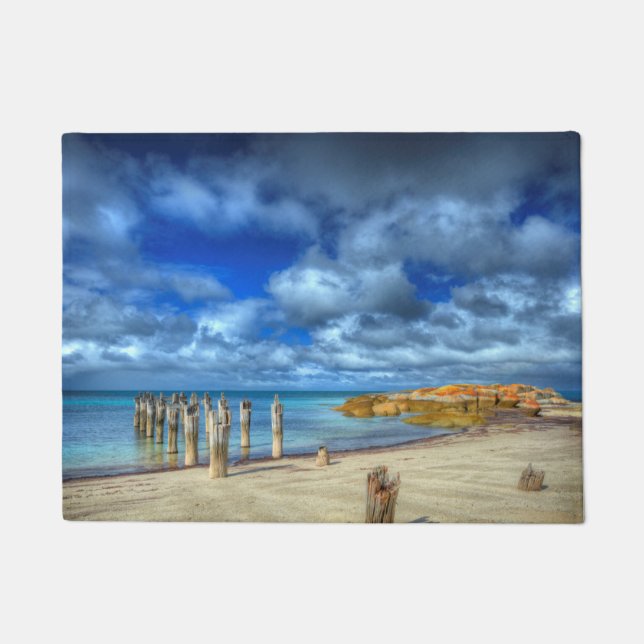 Felpudo Playa el | Wybalena, isla de Lillies del Flinders (Anverso)