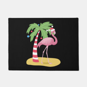 Felpudo Playa Flamingo para navidades