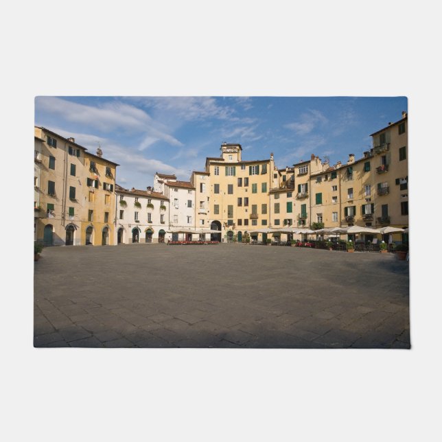 Felpudo Plaza Anfiteatro Piazza en Lucca - Toscana, Italia (Anverso)