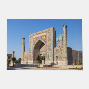 Felpudo Plaza Registan al atardecer - Samarcanda, Uzbekist