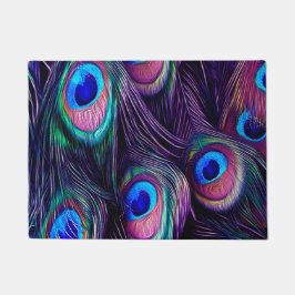 Felpudo Pluma del pavo real