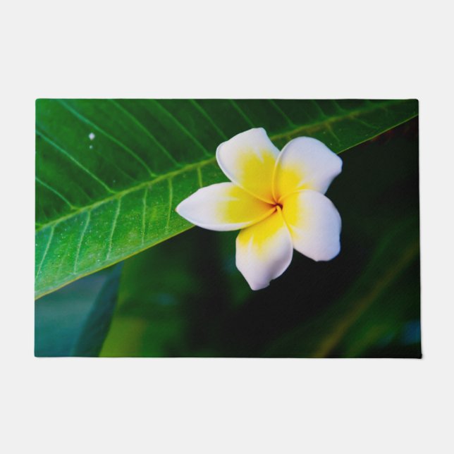 Felpudo plumeria (Anverso)