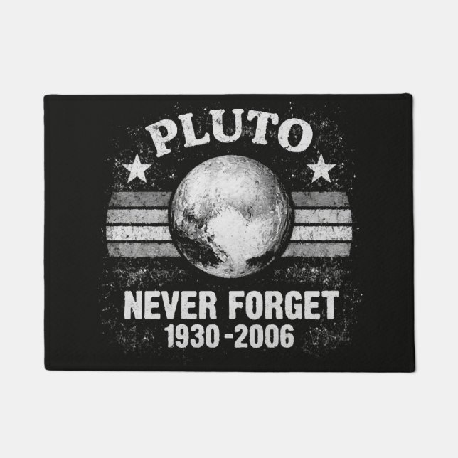 Felpudo Plutón Nunca Olvides (Anverso)