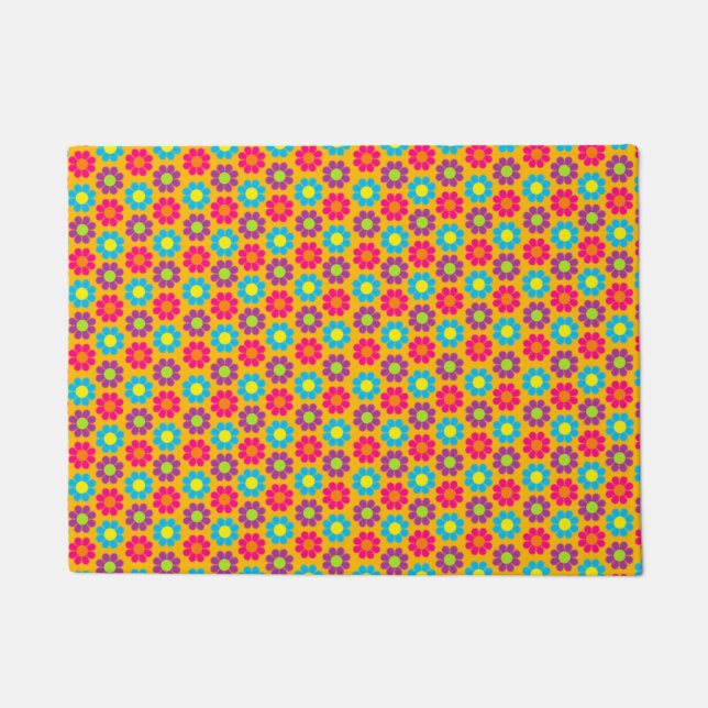 Felpudo Poder Floral Retro (Anverso)