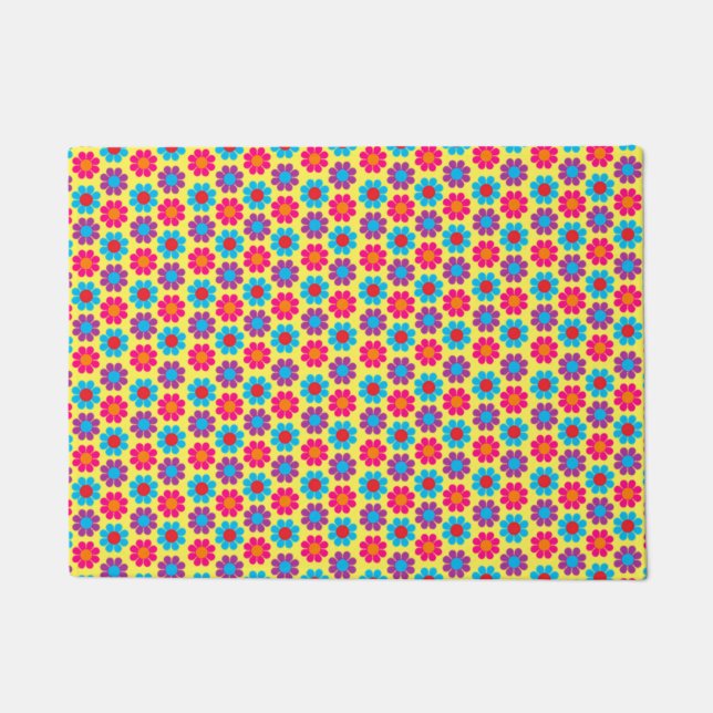 Felpudo Poder Floral Retro (Anverso)