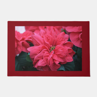 Felpudo Poinsettia Door Mat