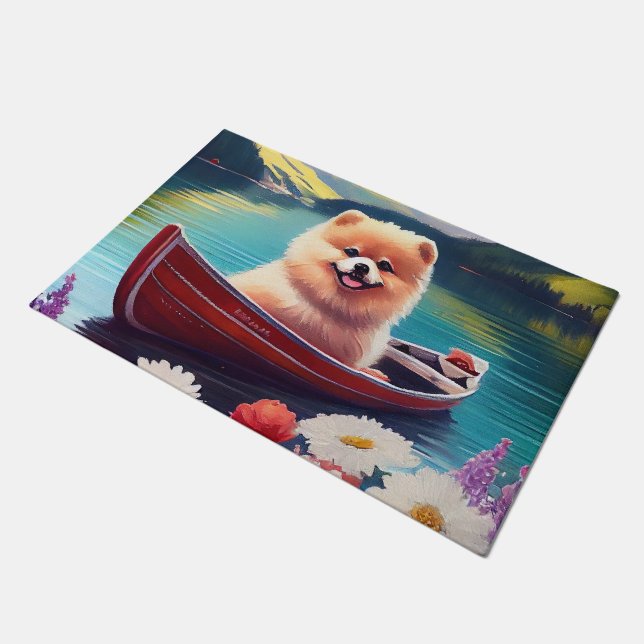 Felpudo Pomeranian sobre un remo: Una aventura escénica (Angular)